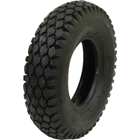 Stens Tire For Kenda 21610001 Tire Size 4.10 In. X 3.50-6, Tread Stud 160-634